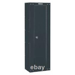 GUN SAFE SECURITY CABINET Firearm Shotgun 8 Rifles Storage Steel Locker Shelf