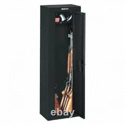 GUN SAFE SECURITY CABINET Firearm Shotgun 8 Rifles Storage Steel Locker Shelf