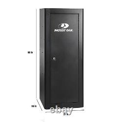GWC 18-Gun Safe Security Storage Cabinet Lockable Heavy Duty Steel 55 Inch Black