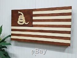 Gadsden American Flag Concealment Furniture Cabinet Secret Hidden Gun Storage