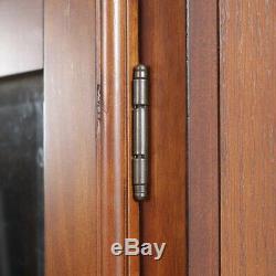 Gun Cabinet Rifle Storage Cabinet Locking Doors Wood Cabinets Glass Door Display