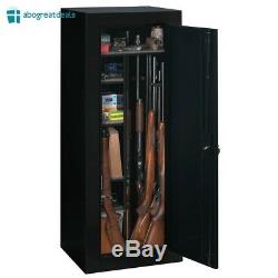 Gun Cabinet Safe Customize Storage Steel Security Vault Foam Pads Rifles Firearm