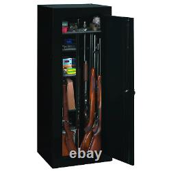 Gun Cabinet Safe Storage Security Vault Steel Firearms-Rifles Lock Security 18-G