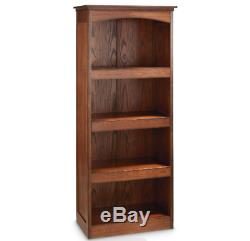 Gun Concealment Bookcase Hidden Drawer 4 Shelfes Storage Organizer Furniture NEW