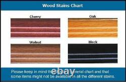 Gun Display Case Cabinet Rifle Cherry Wood Musket Shotgun Pistol Lock Rack 54