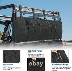 Gun Rack Bag for UTV Double Gun Carrier Holder Compatible with Polaris Ranger, K