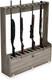 Gun Rack Rifle Shotgun Wooden Standing Floor Storage Home Garage Safe Hunting
