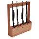 Gun Rack Ten Gun Wooden Standing Floor Gun Display Rack Gun Display Rack Storage