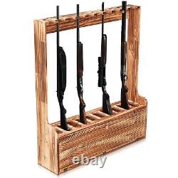 Gun Rack Ten Gun Wooden Standing Floor Gun Display Rack Gun Display Rack Storage