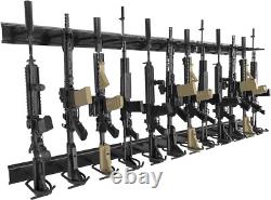 Gun Rack, Upgrade Gun Rack for Wall, Heavy Duty Steel Gun Rack Wall Mount, Adjus