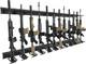 Gun Rack, Upgrade Gun Rack For Wall, Heavy Duty Steel Gun Rack Wall Mount, Adjus