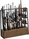 Gun Rack Wooden Display Stand Pistol Rifle Rack Storage Floor Standing Shotgun