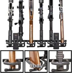 Gun Rack and Rifle Storage Holds 6 Winchester Remington Ruger Firearms and More