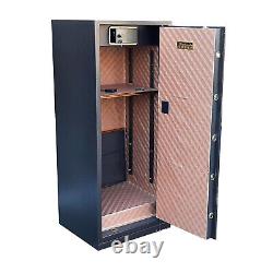 Gun Rifle Jewelry Safe Cabinet Box withEA Digital Electronic Lock Firearm Storage