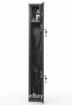 Gun Rifle Shotgun Metal Security Cabinet Safe Storage Case Rack Buffalo 1325