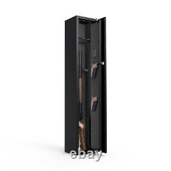 Gun Rifle Shotgun Storage Metal Lockable Cabinet Security Steel Safe 3.15 ft³