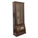 Gun Rifle Storage Glass Door Display Series 12 Gun Key Lock Cabinet Wood Veneer