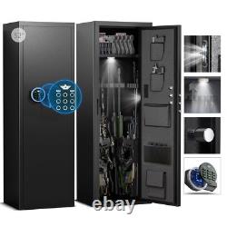 Gun Safe, 6-8 Unassembled Rifle Gun Safe for Shotgun Large Digital Gun Safe Home