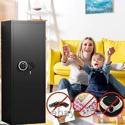 Gun Safe, 6-8 Unassembled Rifle Gun Safe for Shotgun Large Digital Gun Safe Home