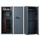 Gun Safe Box Biometric Gun Case Shotgun Storage Cabinet With Adjustable Racks