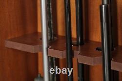 Gun Safe Cabinet 10 Rifles Wood Storage Locker Shotgun Firearm Lock Shelf Rack