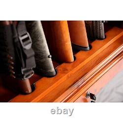 Gun Safe Cabinet 12 Rifles Solid Wood Storage Locker Shotgun Lock Shelf Rack NEW