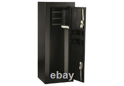 Gun Safe Cabinet 12 Rifles Storage Locker Shotgun Firearm Pistol Case Shelf Rack