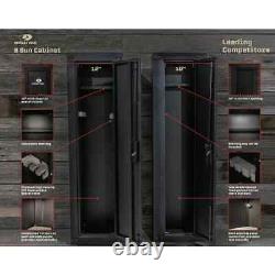 Gun Safe Cabinet 8 Rifles Storage Locker Shotgun Firearm Pistol Case Shelf Rack