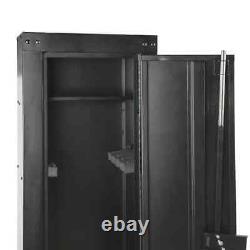 Gun Safe Cabinet 8 Rifles Storage Locker Shotgun Firearm Pistol Case Shelf Rack