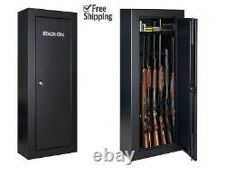 Gun Safe Cabinet 8 Rifles Storage Locker Shotgun Firearm Pistol Lock Shelf Rack