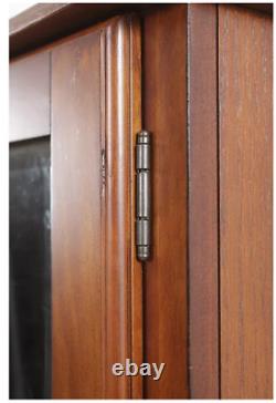 Gun Safe Cabinet 8 Rifles Wood Storage Locker Shotgun Firearm Lock Shelf Rack