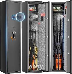 Gun Safe Cabinet Firearm 6-8 Rifles Gun Security Storage Locker Shotgun Pistol