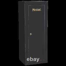 Gun Safe Cabinet Sentinel 18 Gun Fully Convertible Black Rifles Shotguns Storage