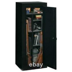 Gun Safe Cabinet Sentinel 18 Gun Fully Convertible Black Rifles Shotguns Storage