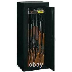 Gun Safe Cabinet Sentinel 18 Gun Fully Convertible Black Rifles Shotguns Storage