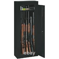 Gun Safe Security Cabinet Firearm Shotgun 8 Rifles Storage Steel Locker Shelf