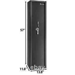Gun Safe Security Firearm 3/5/9Rifles Storage Cabinet Shelf Digital/Blade Locker