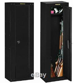 Gun Safe Steel Ready to Assemble Security Cabinet Rifles Shotguns Home Storage