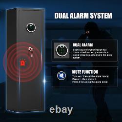 Gun Safe for rifles and guns, Fingerprint lock Fireproof, Waterproof, Ammo Storage