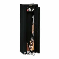 Gun Security Cabinet 8 Rifle Storage Steel Locker Fully Convertible Key Lock New