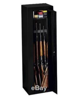 Gun Security Safe 10 Rifles Shotguns Pistols Cabinet Storage by Sentinel Black