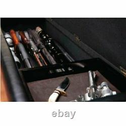 Gun Storage Bench Concealment Furniture Rifle Safe Secret Cabinet Hidden Tray