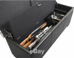 Gun Storage Concealment Safe Bench Firearm Handgun Rifle Brown Camo Safety