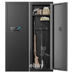 HIRAM In Wall Rifle Safe 53 Tall Wall Safe 3 Rifle Capacity Biometric Gun safe