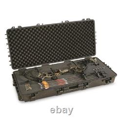 HQ ISSUE Rifle Shotgun Compound Bow Hard Carry Case Black