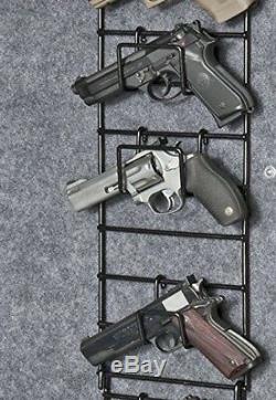 Handgun Door Rack Organizer for Storage 8 Pistol, Gun Safe Steel Firearm Hanger