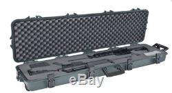 Hard Case Gun Padded Box Long Rifle Storage Tactical Double Field Locker Scoped