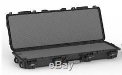 Hard Case Gun Padded Box Long Rifle Storage Tactical Double Field Locker Scoped