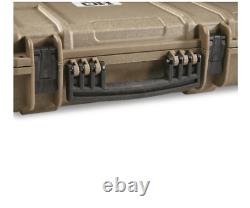 Heavy Duty Hard Rifle Case Wheeled Custom Padding Lockable Gun Storage NEW