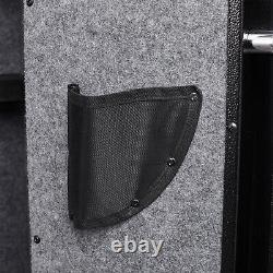 Heavy Duty Rifle Safe 5-Gun Wall Storage Cabinet Quick Lock Security withLockbox